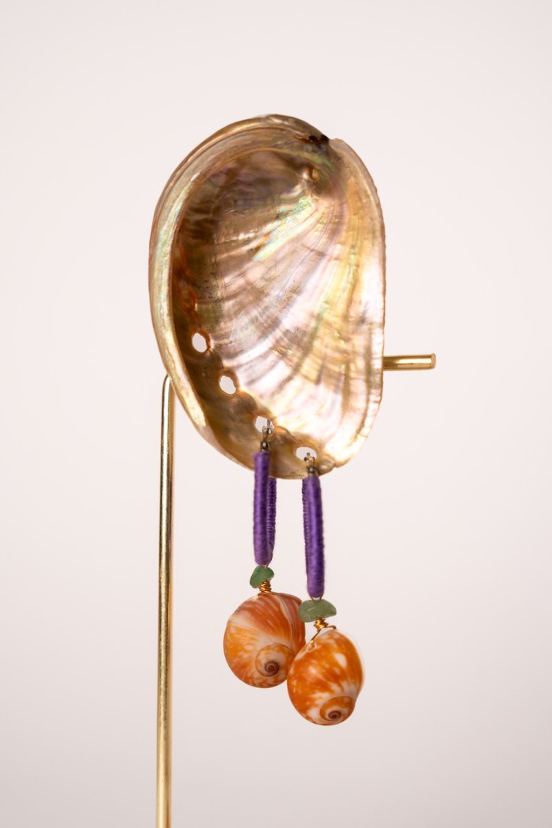 Purple Snail Shell